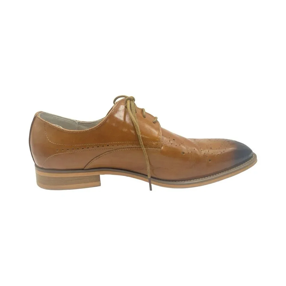 Giovanni Men's JOEL Dress Shoes Genuine Leather Oxfords Size 8.5